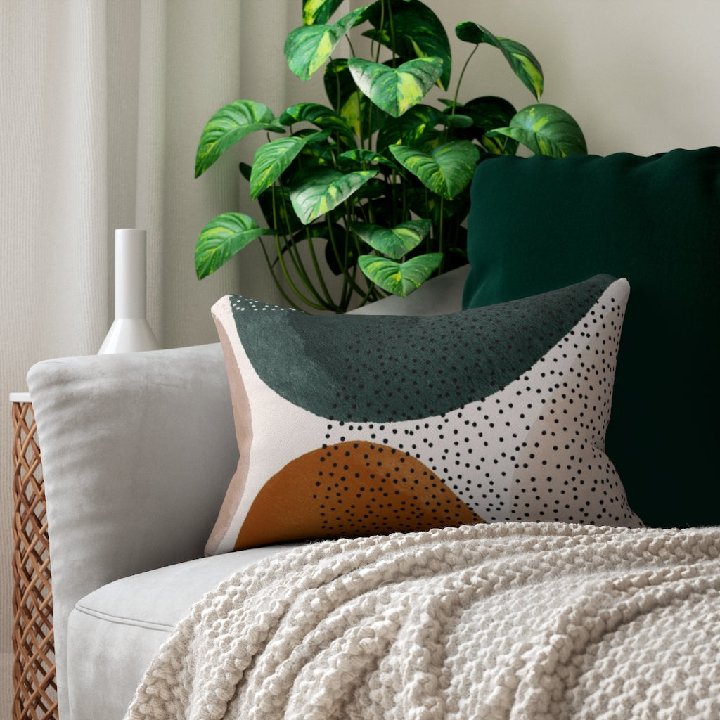 Lumbar rectangle throw pillow