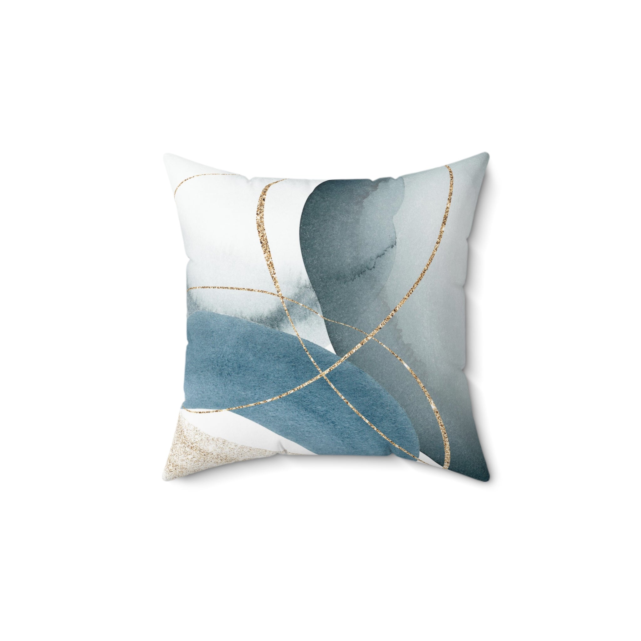 Abstract Pillow Cover | Blue Ombre