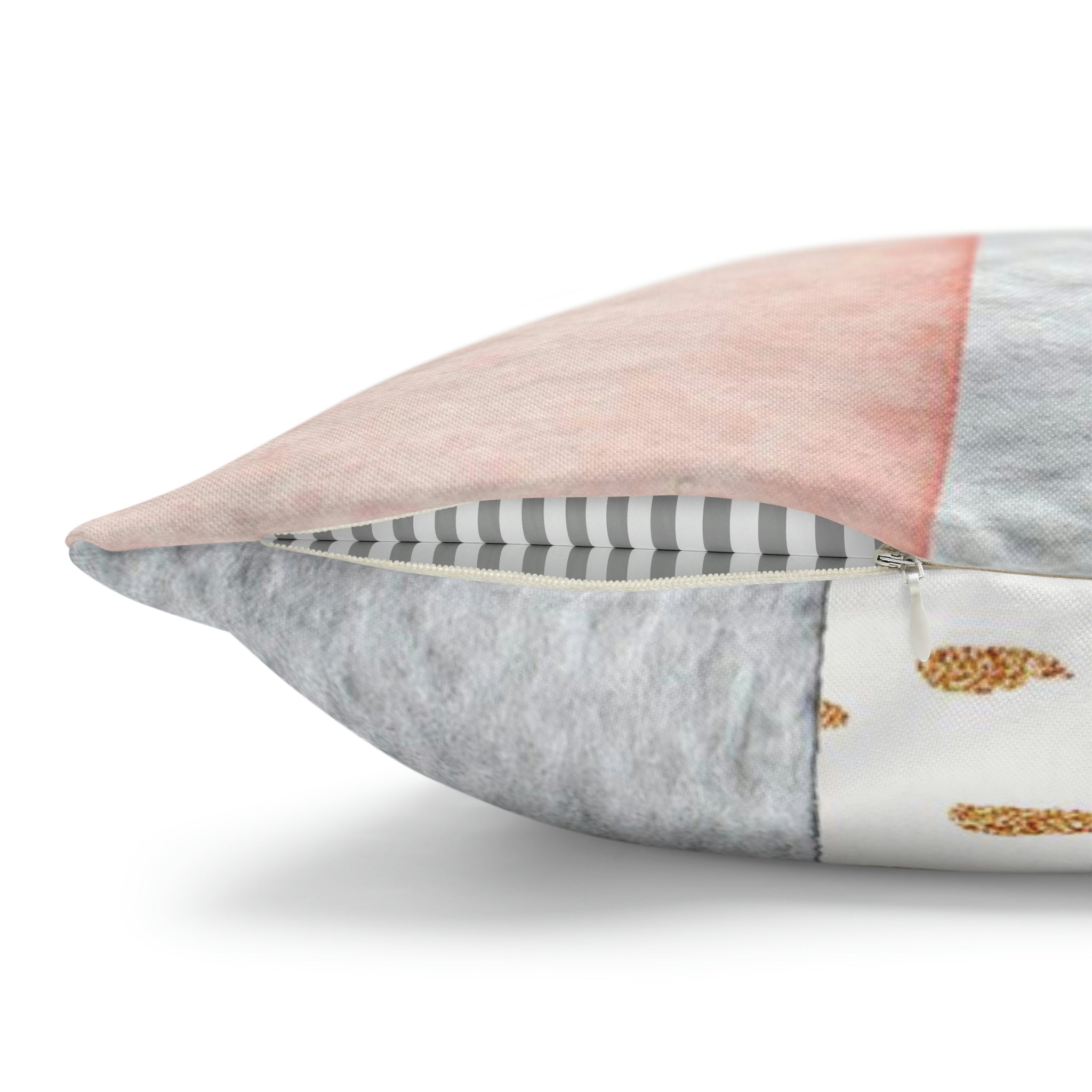 Abstract Pillow Cover | Blush Pink Gray white