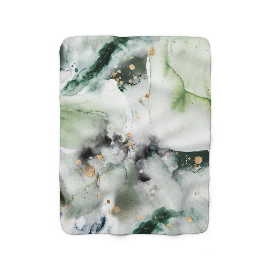 modern abstract cozy blanket