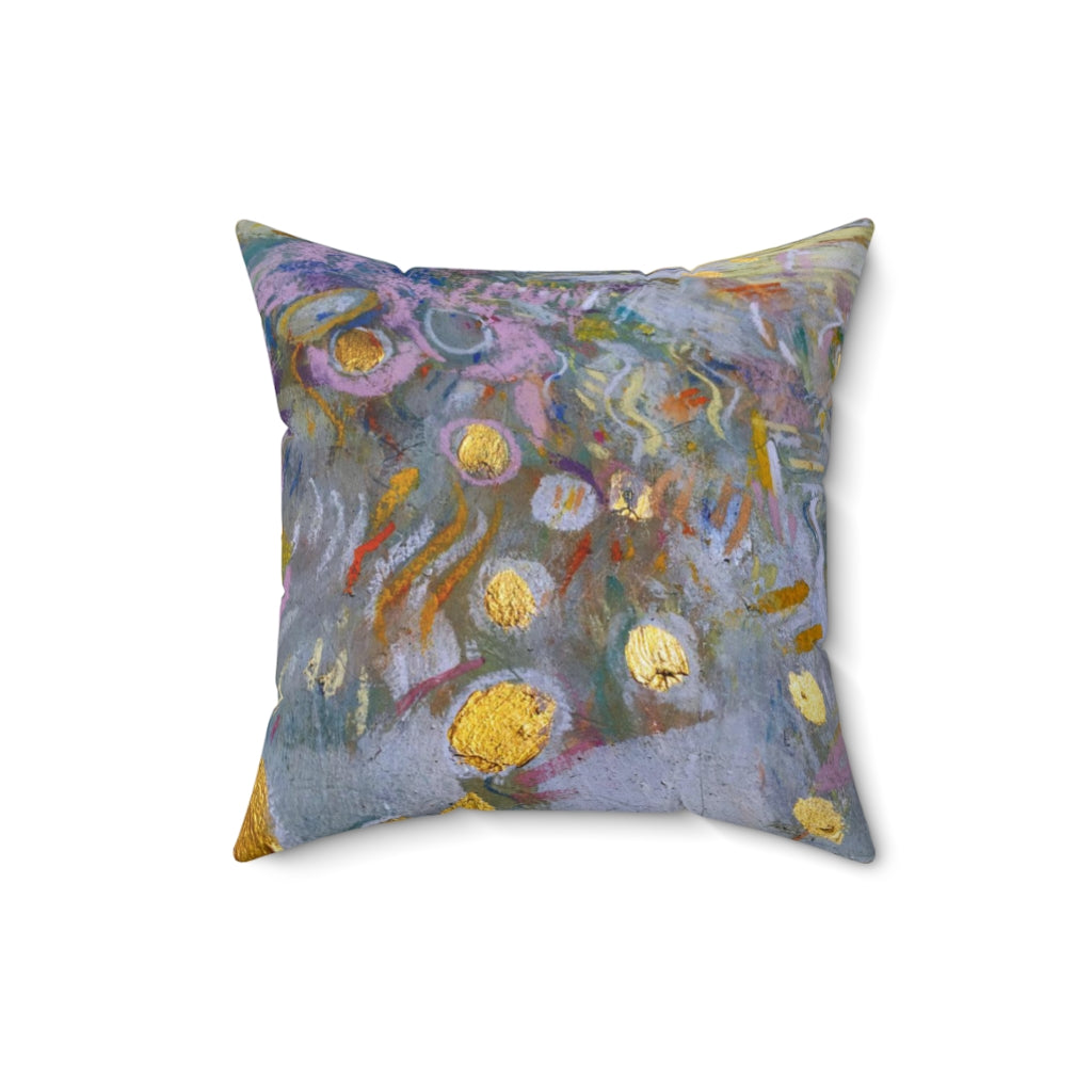 Abstract Pillow Cover | Pink Lavender
