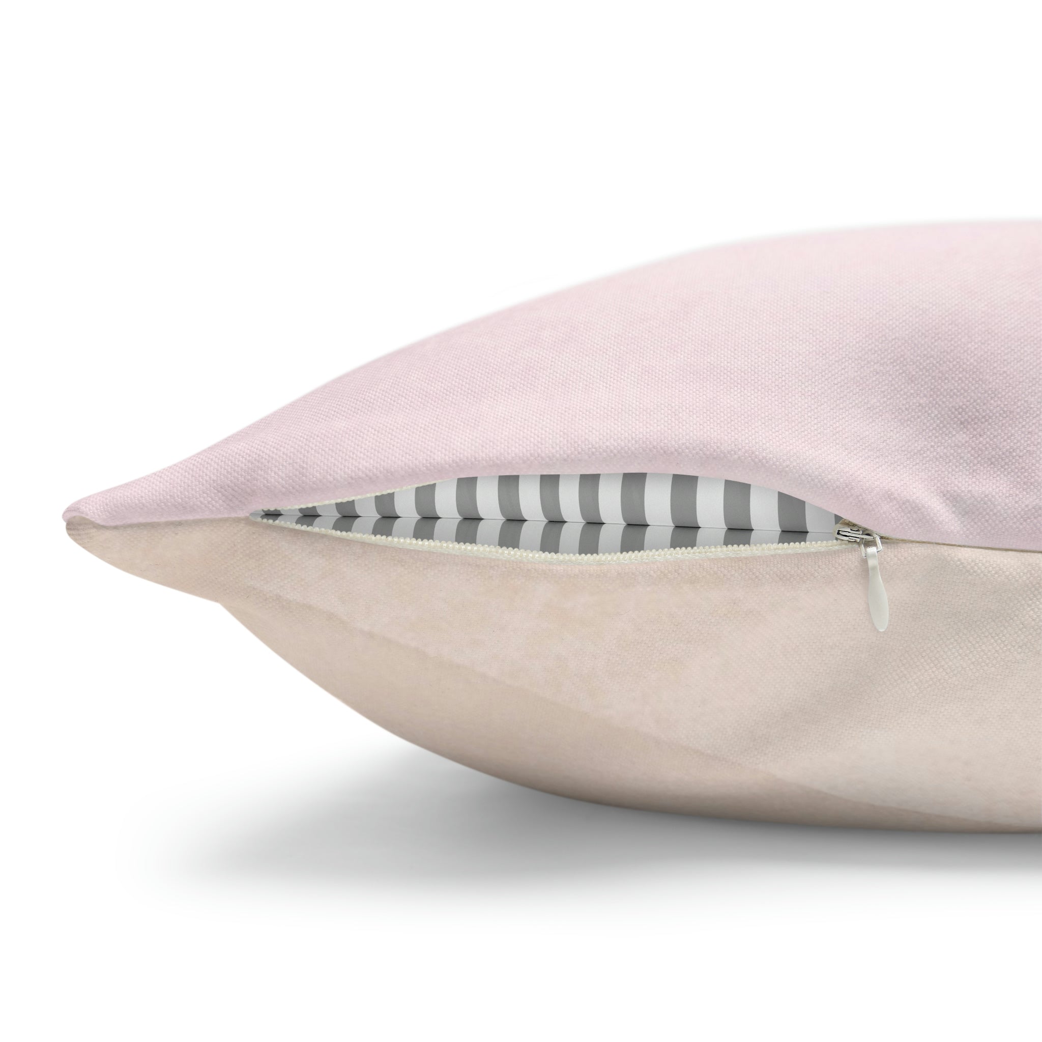 Abstract Boho Pillow Cover | Grey Blue Cream Pink