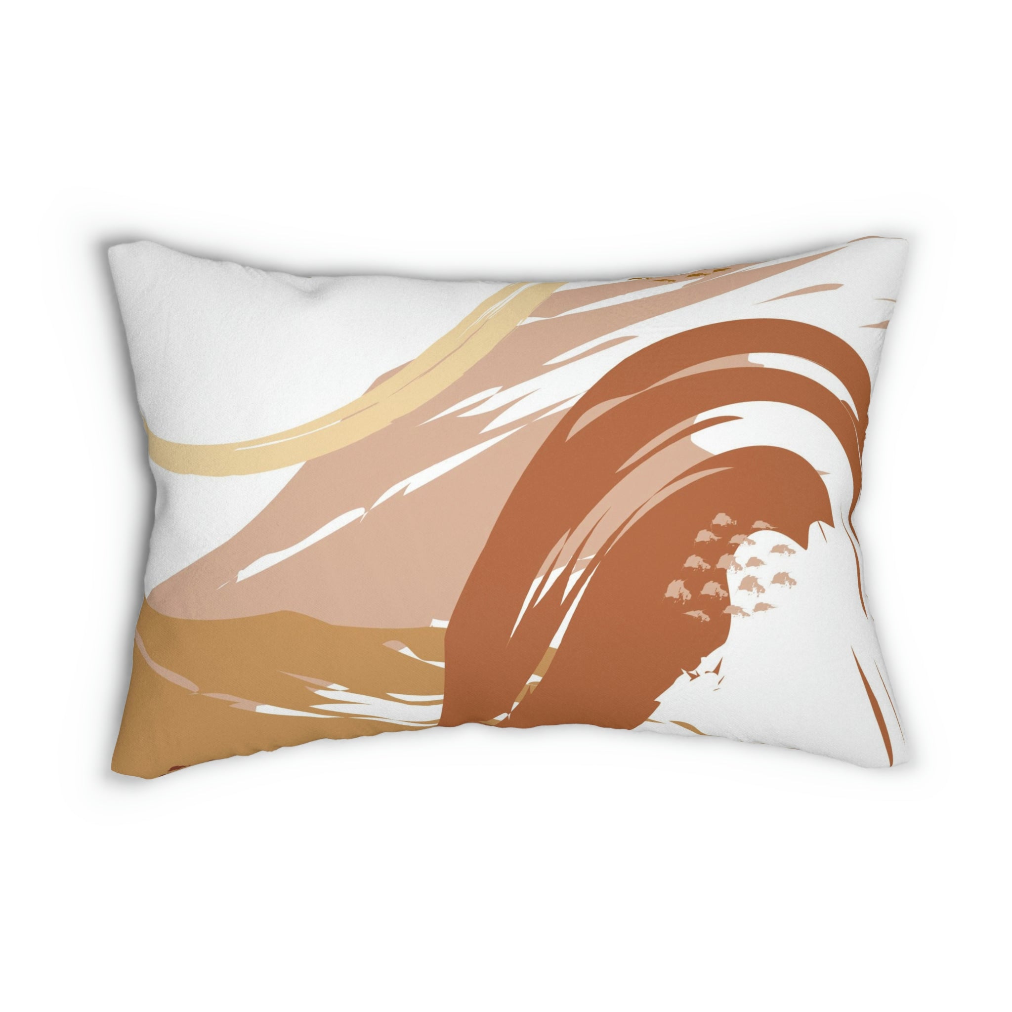 Lumbar rectangle throw pillow