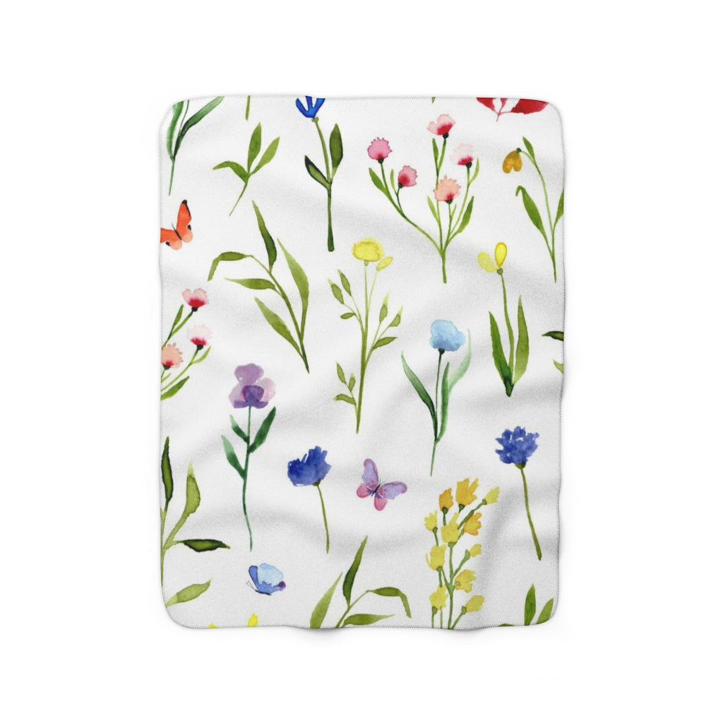modern abstract cozy blanket