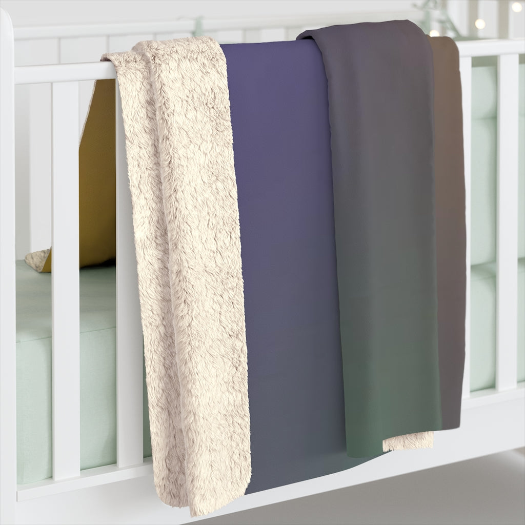 Gradient Comfy Blanket | Purple Yellow