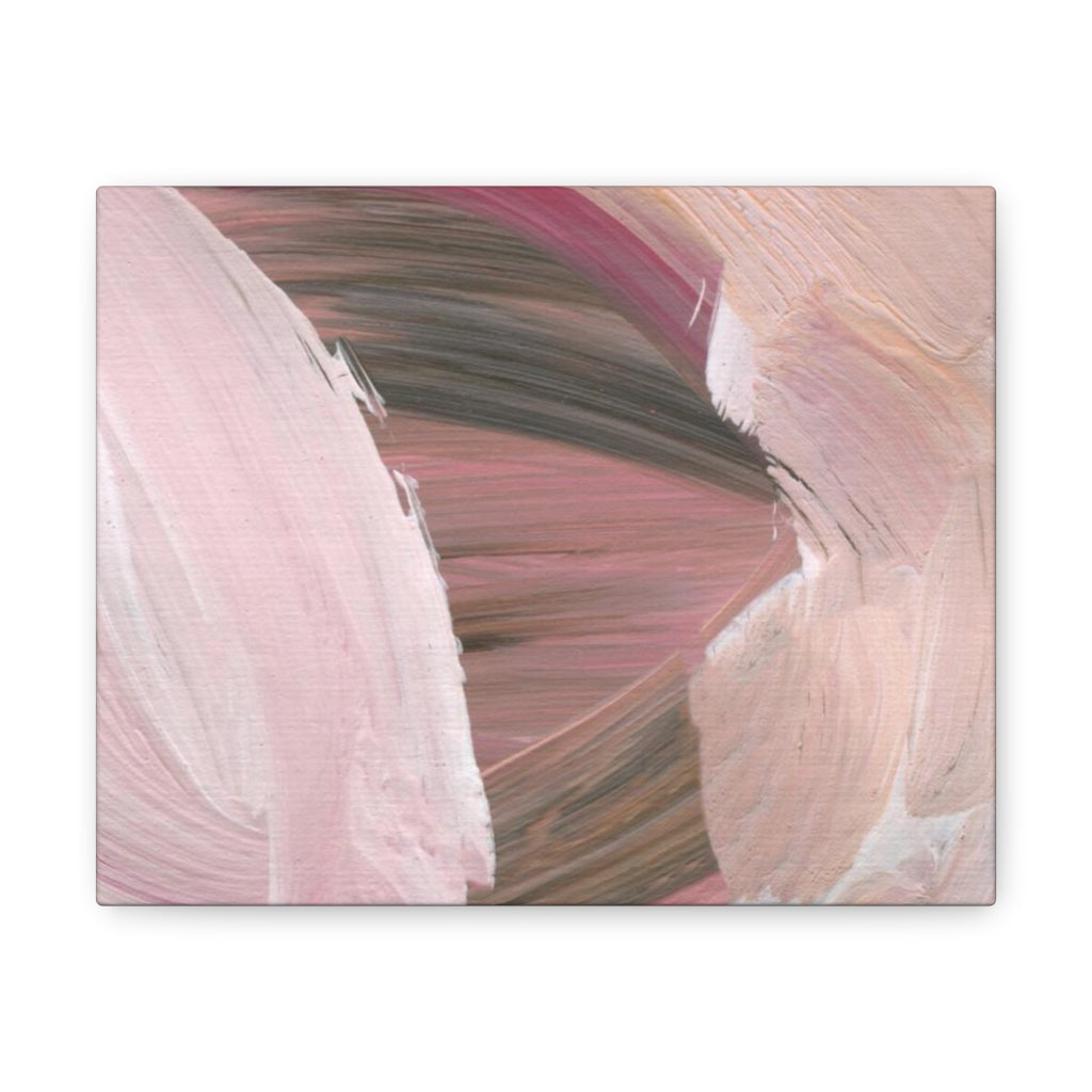 Abstract Canvas Wall Art | Blush Pink