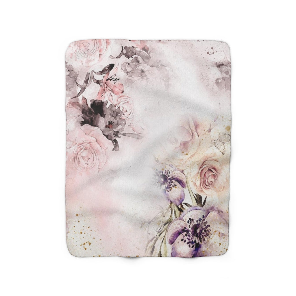 modern abstract cozy blanket
