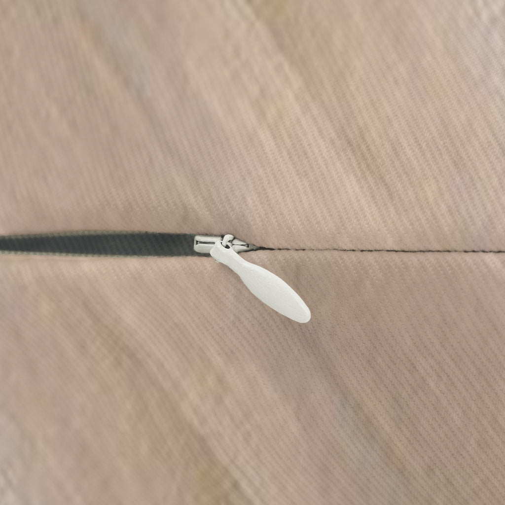 Abstract Boho Lumbar Pillow | Beige Brown White