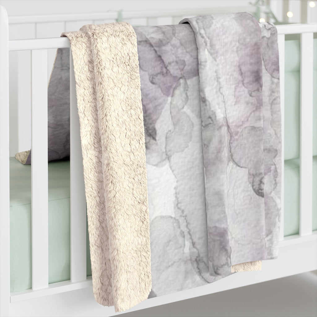 Clouds Comfy Blanket | Lavander Gray