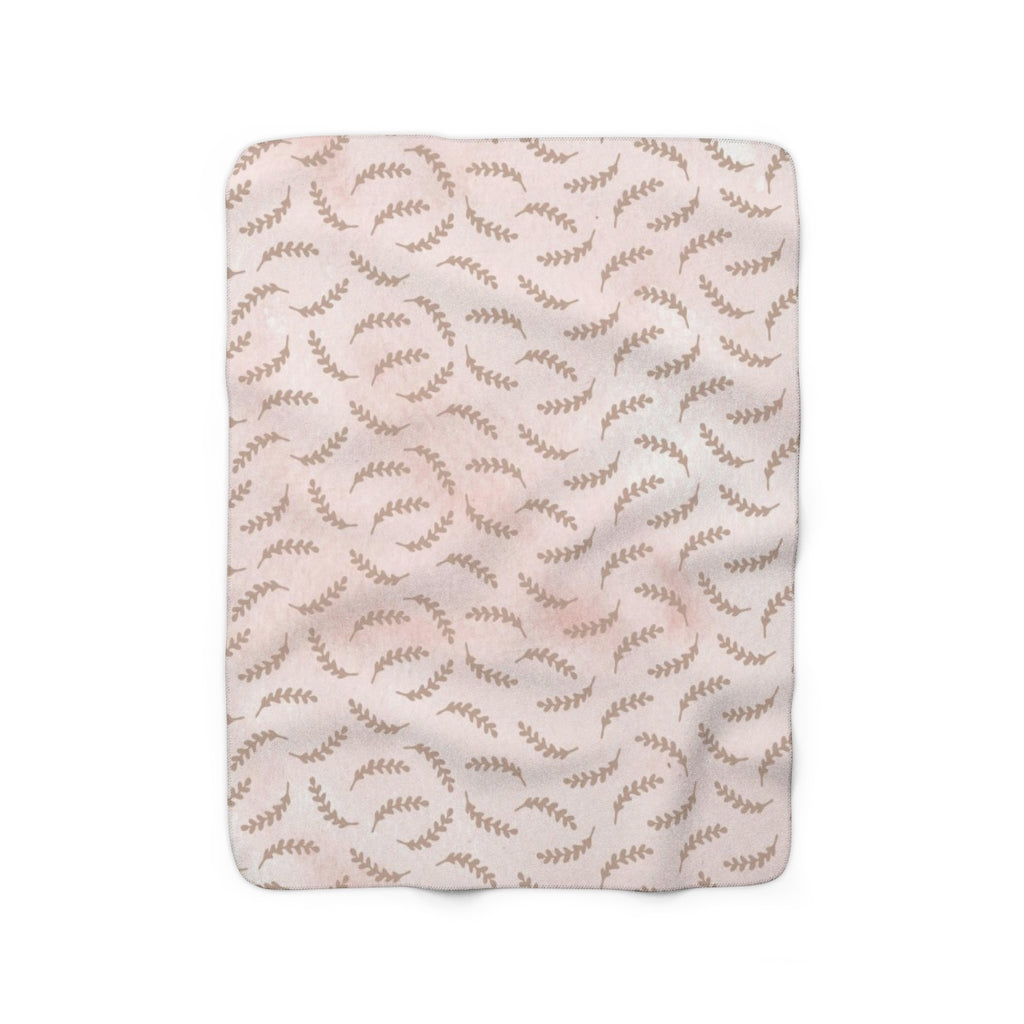 modern abstract cozy blanket