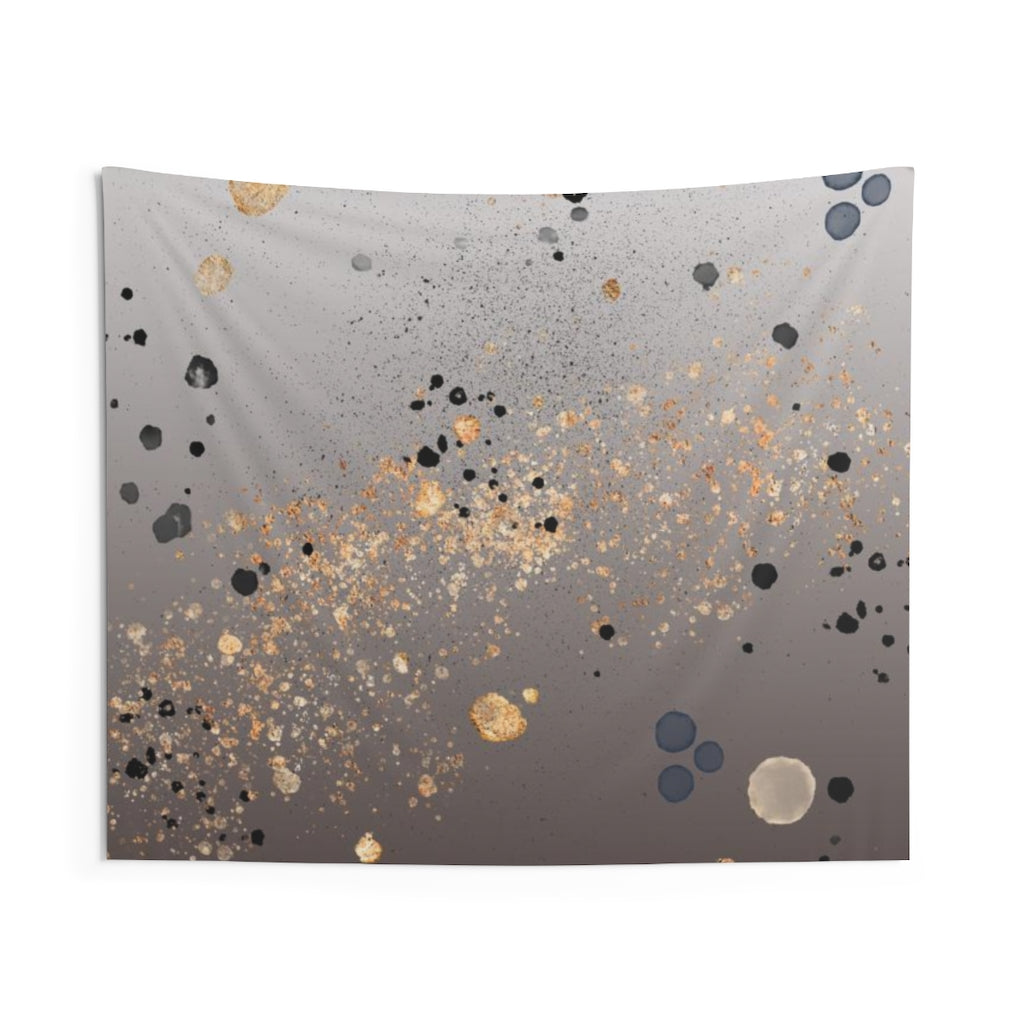 Abstract Tapestry | Grey Brown Beige Ombre