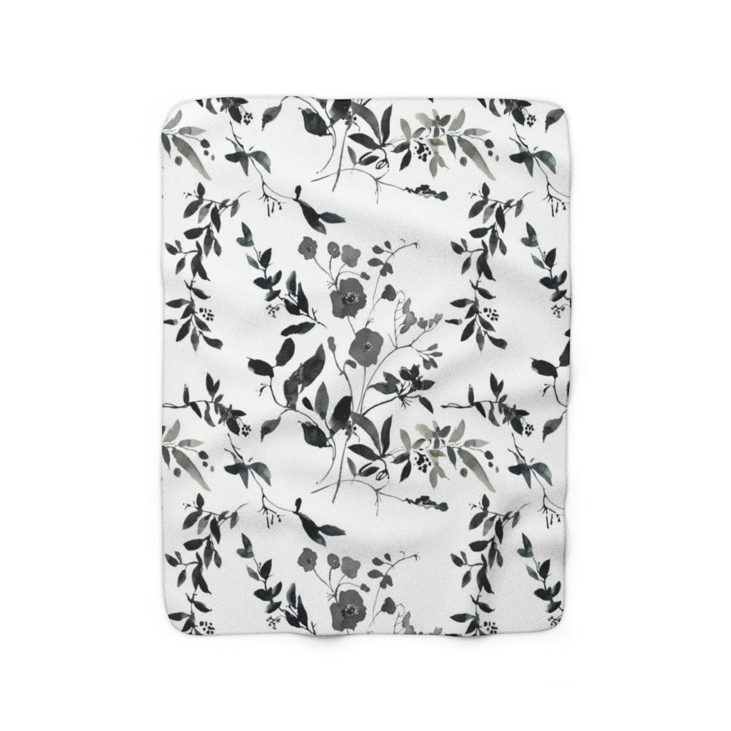modern abstract cozy blanket