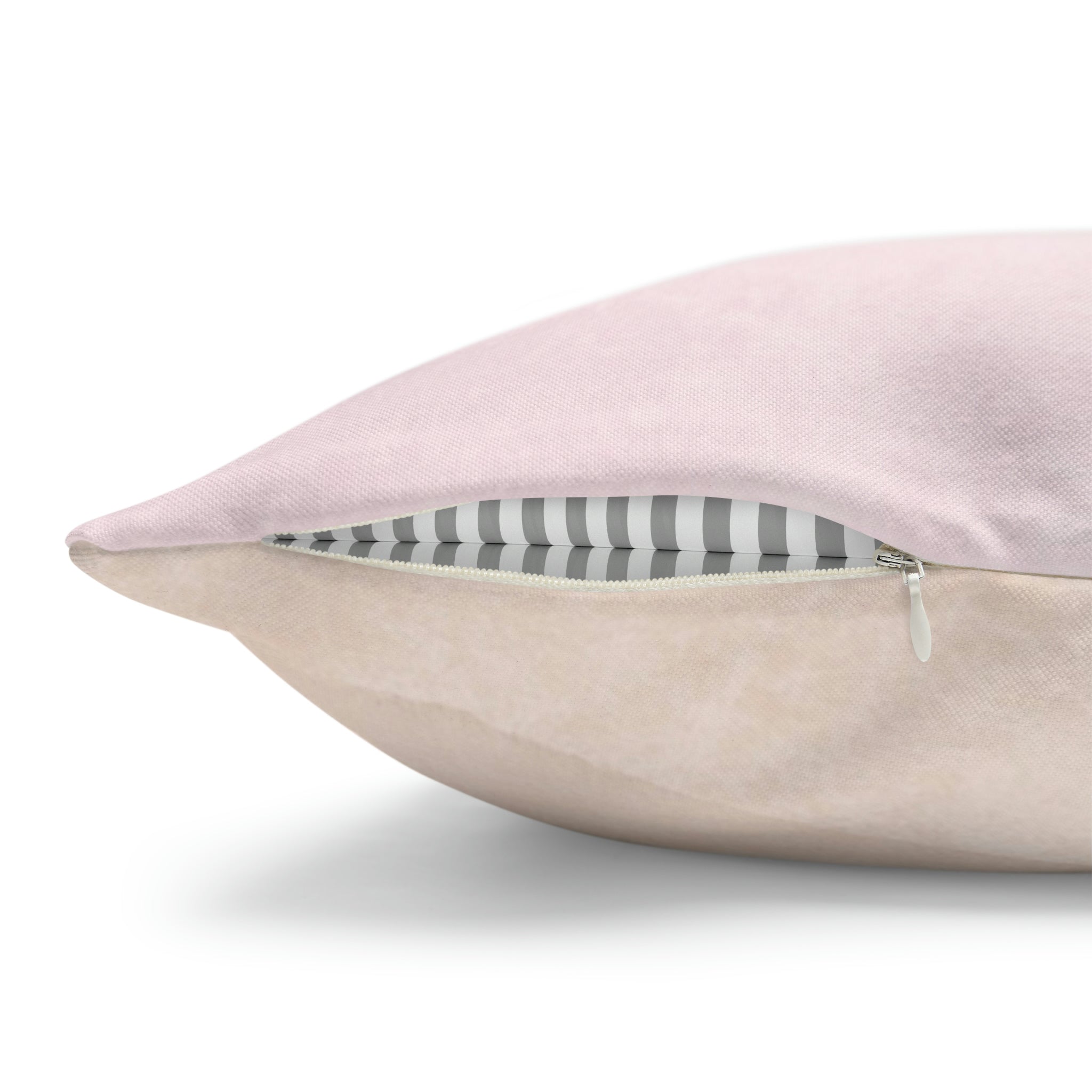 Abstract Boho Pillow Cover | Grey Blue Cream Pink