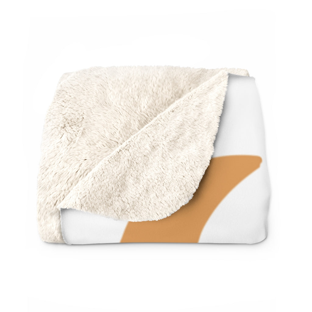 modern abstract cozy blanket