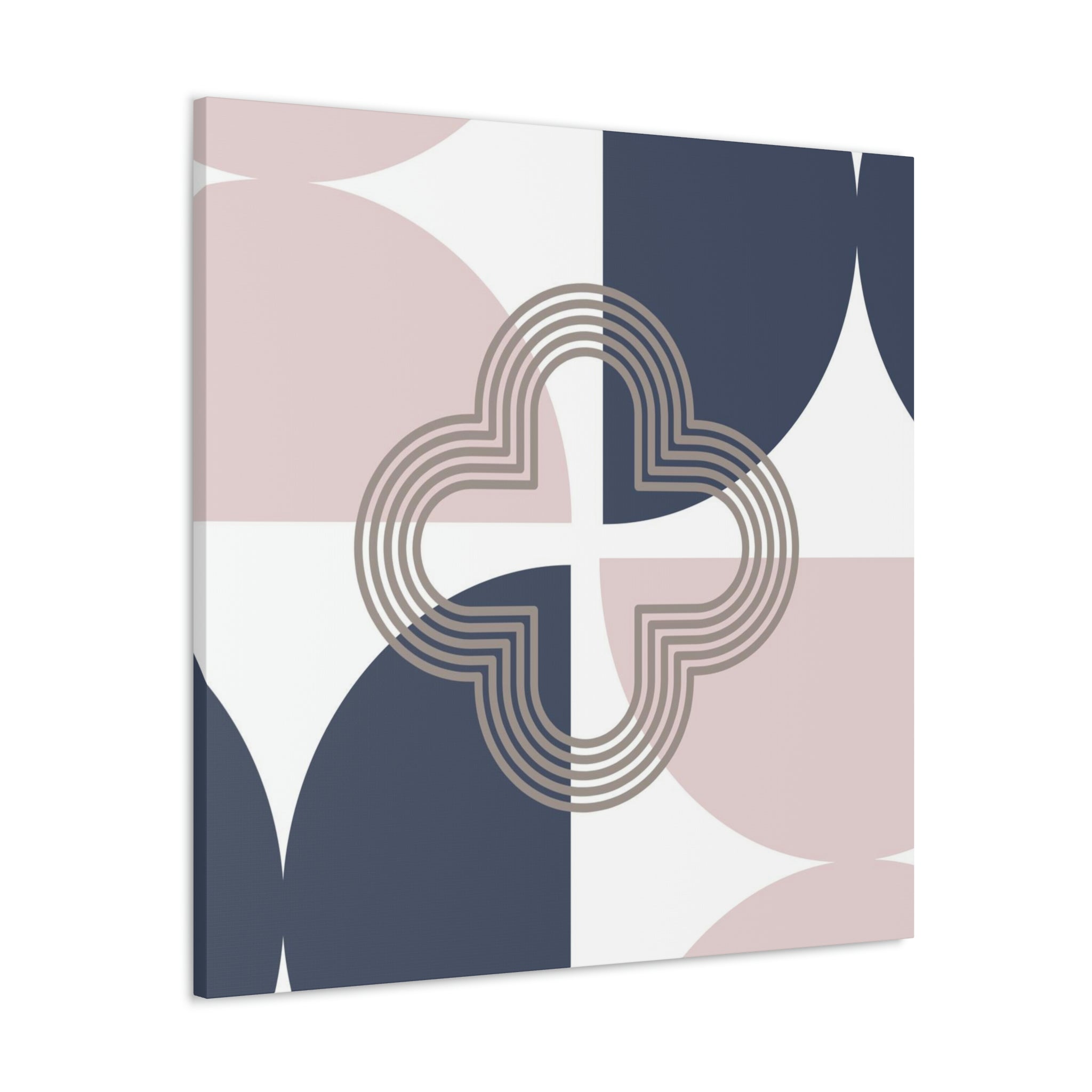 Mid Century Canvas Wall Art | Geometric