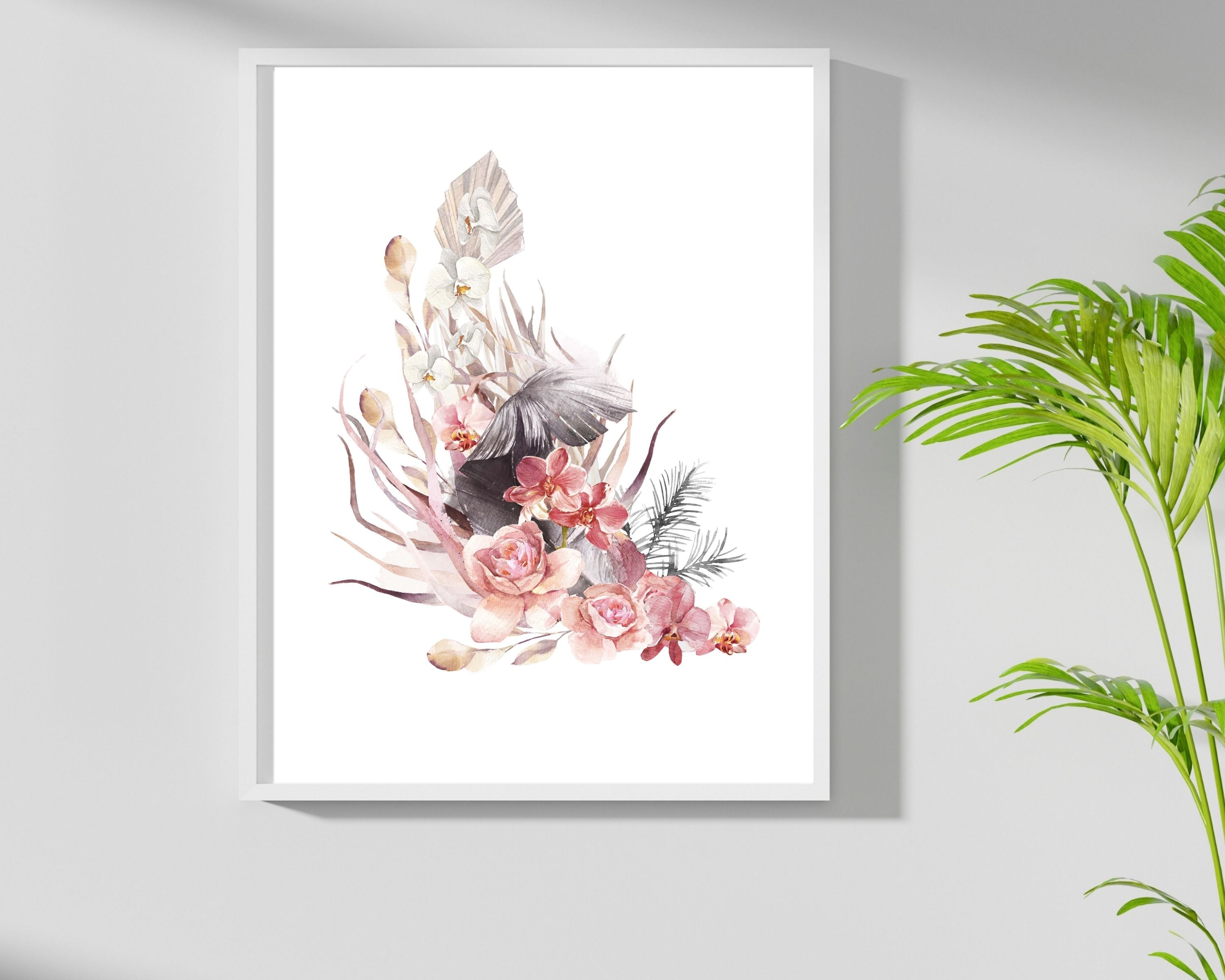 Wild Flowers Art Prints | Pink Orchids