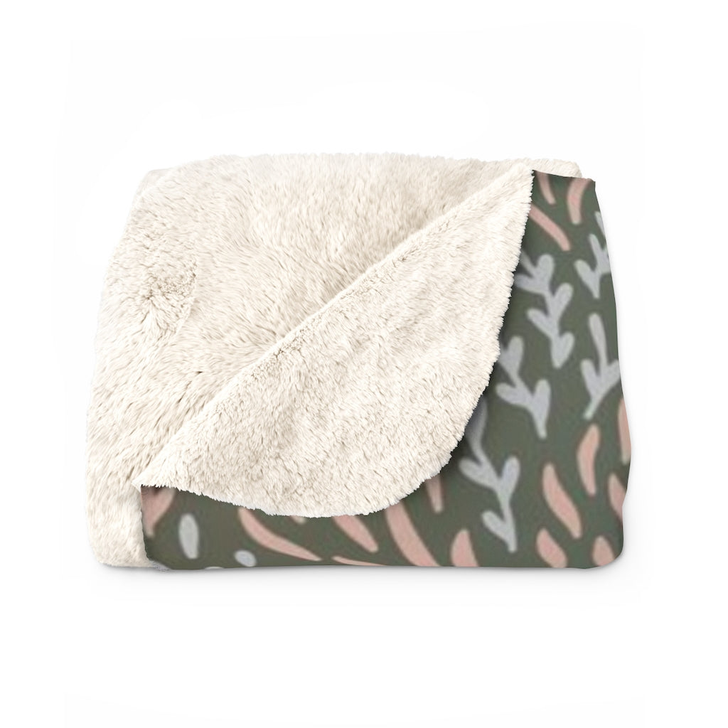 Floral Blanket | Teal Rust