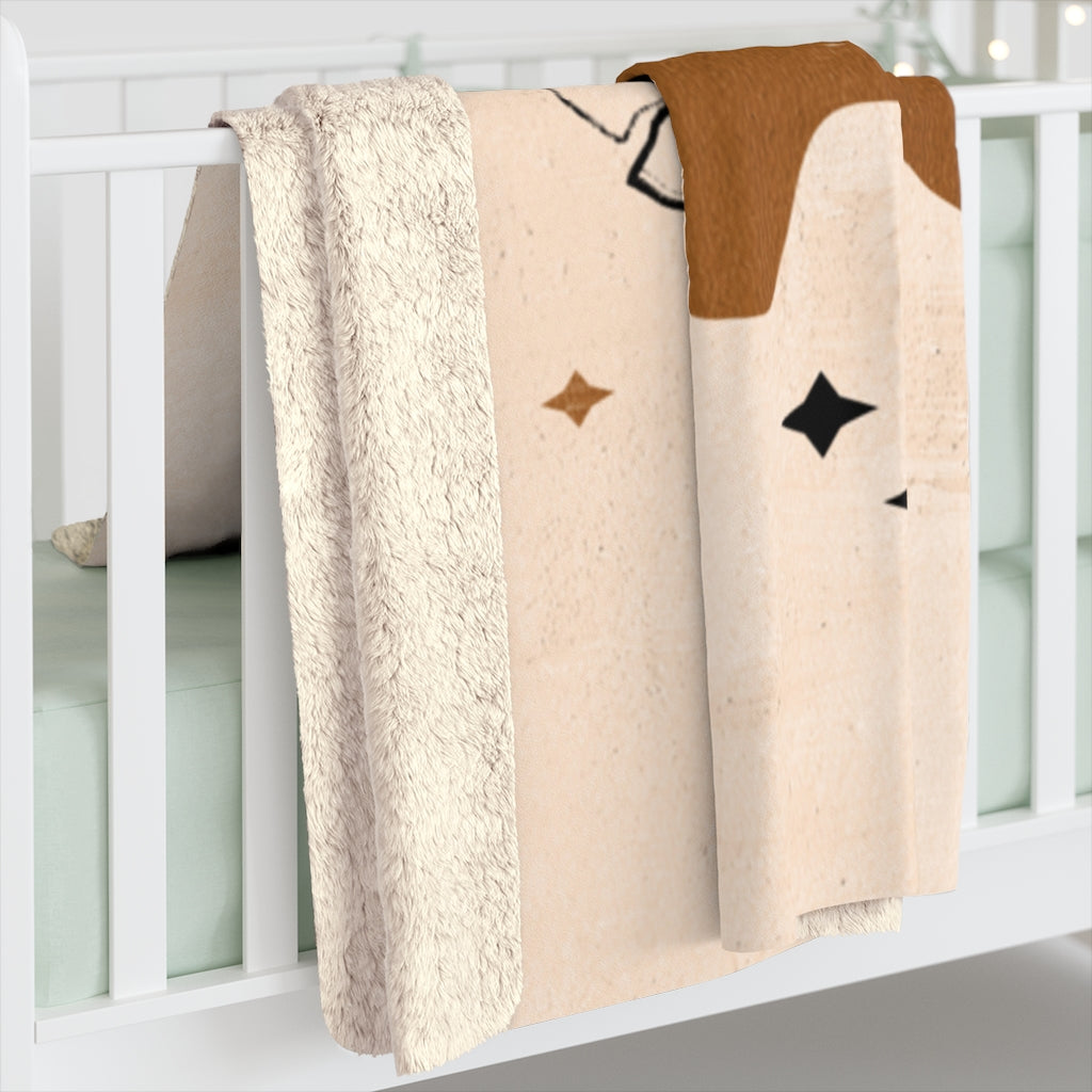 Nude Woman Celestial Mystical Bohemian Blanket