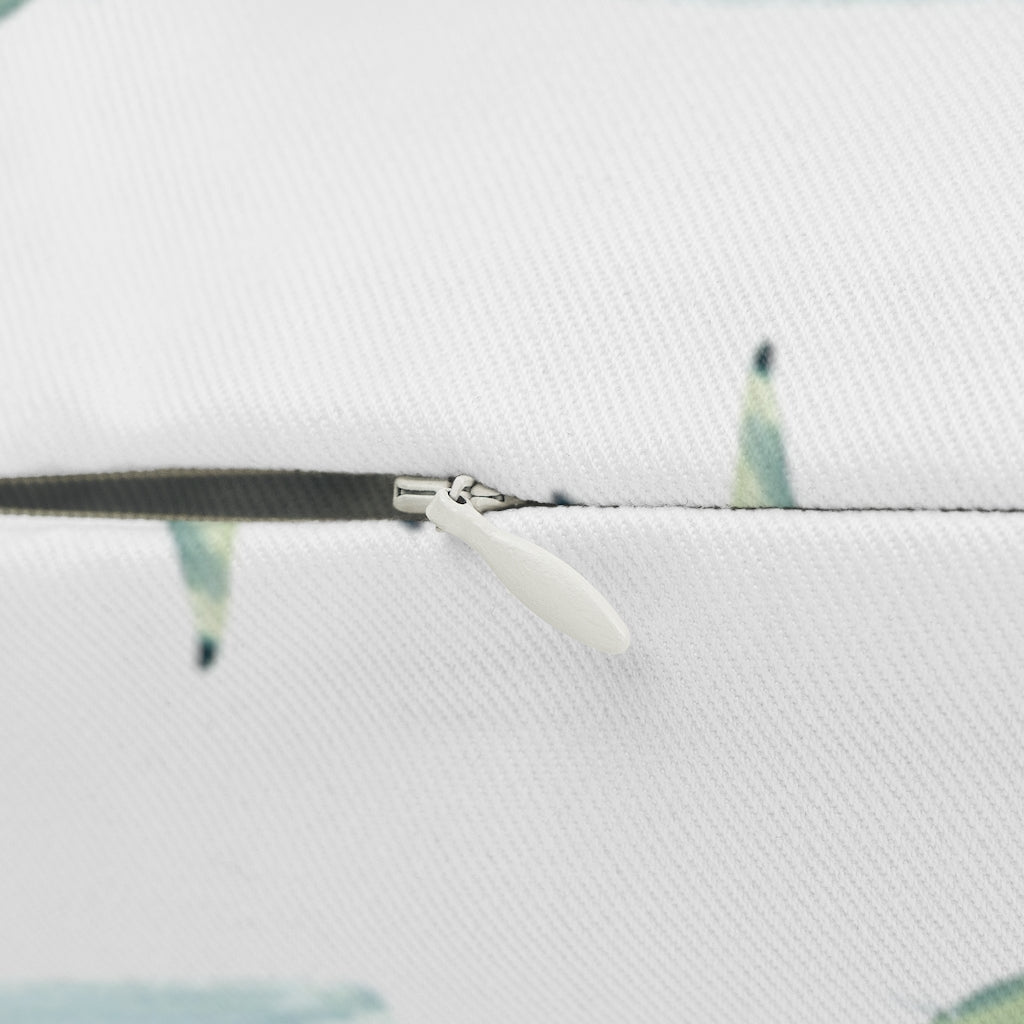 Southwestern Boho Lumbar Pillow | Green Pastel Pink Cactus