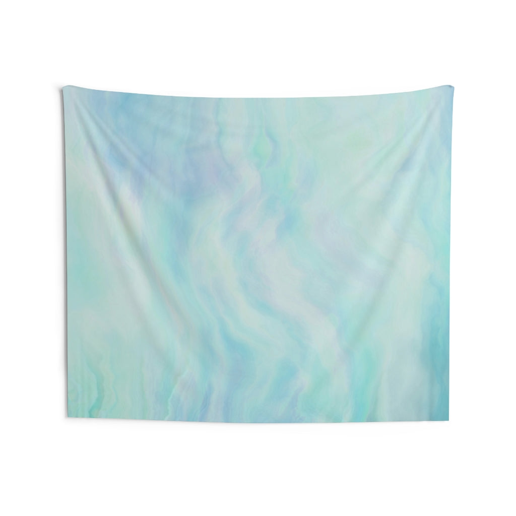 Abstract Tapestry | Green Blue Teal