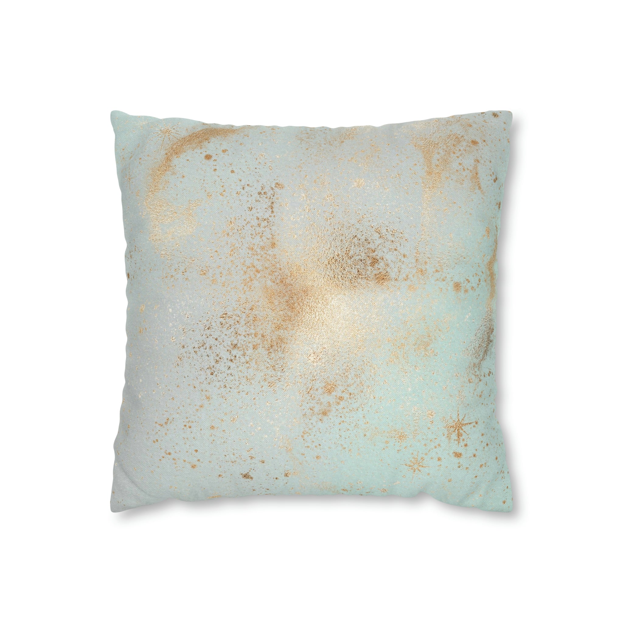 Abstract Pillow Cover | Mint Green Blue Beige