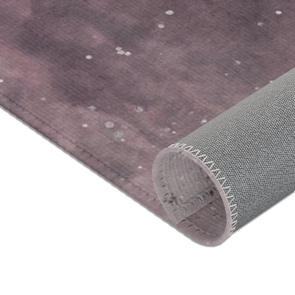 Celestial Boho Area Rug | Ombre Purple Lilac