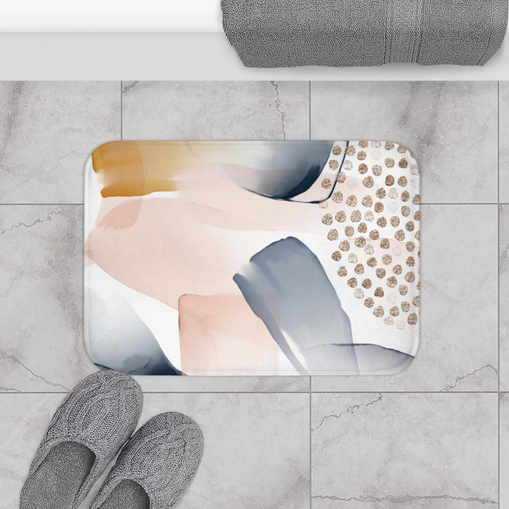 Boho Bath Mat | pastel beige