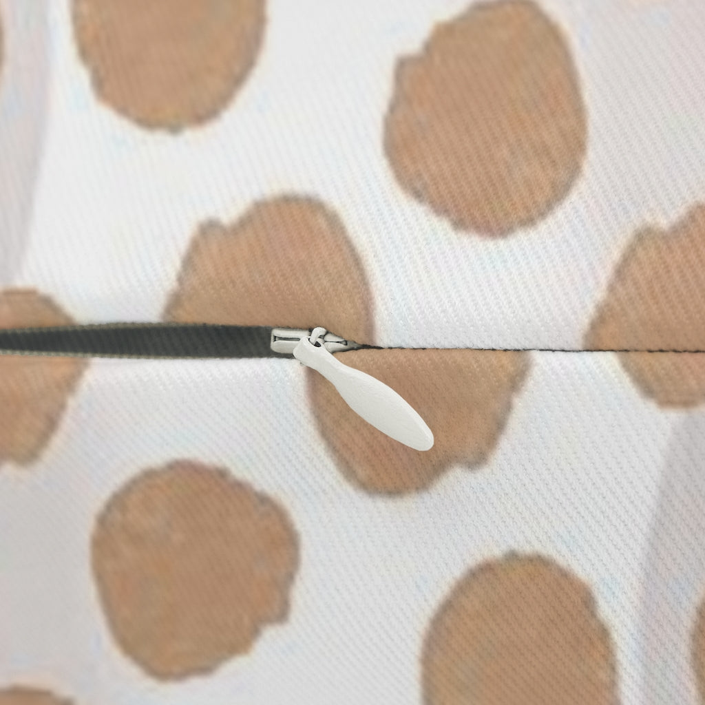 Abstract Boho Lumbar Pillow | Cream Beige Blush Pink