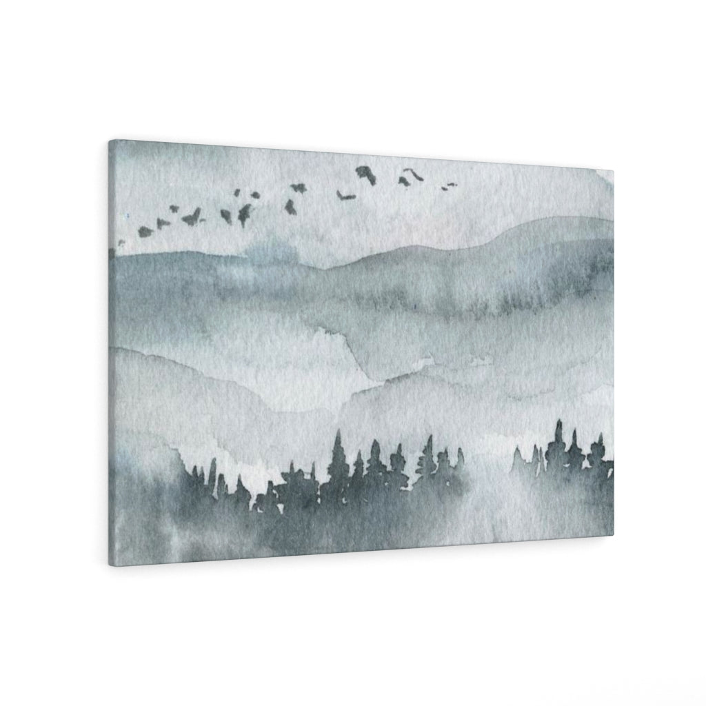 Nature Wall Canvas Art | Gray Woodlands
