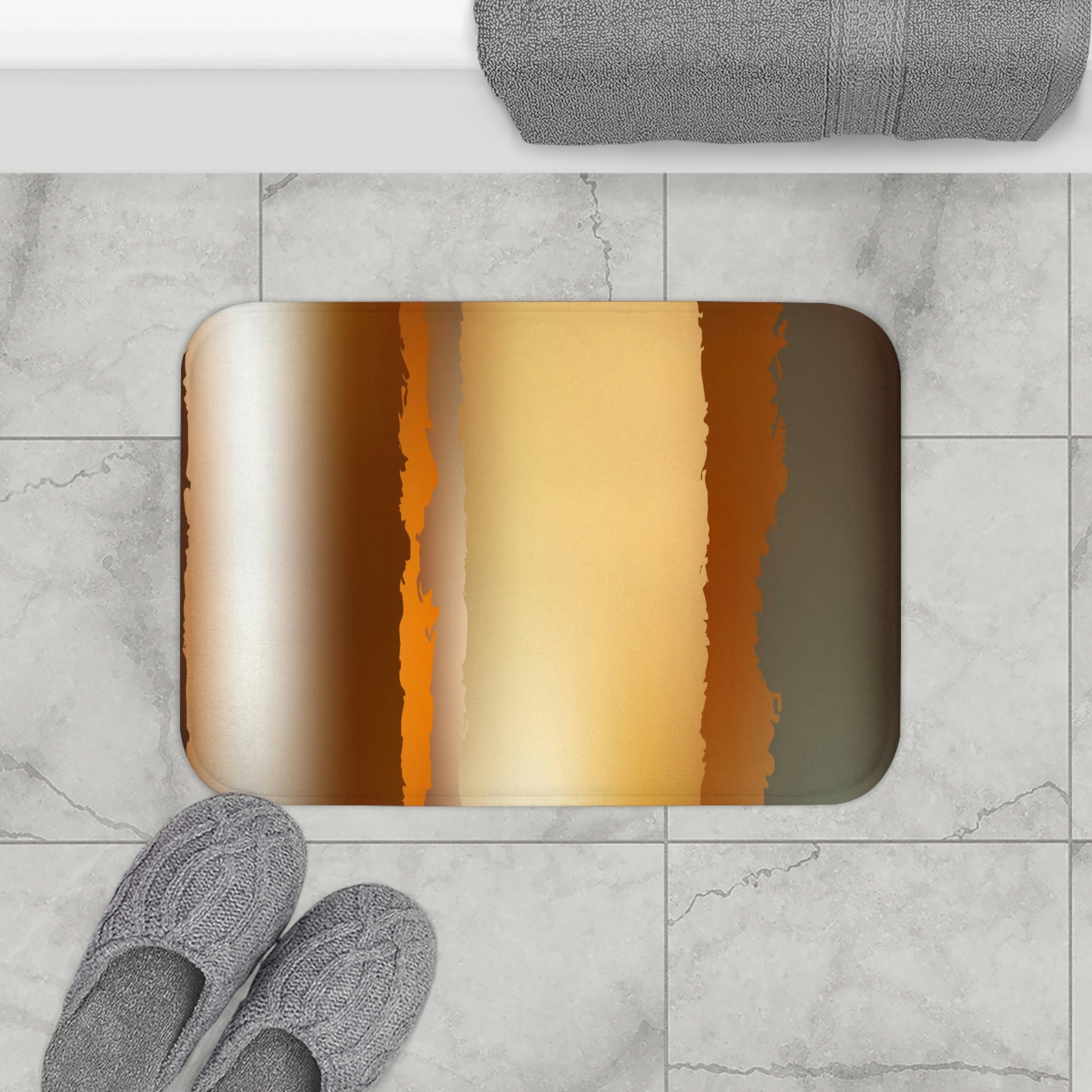 Brown Ombre Bath Mat