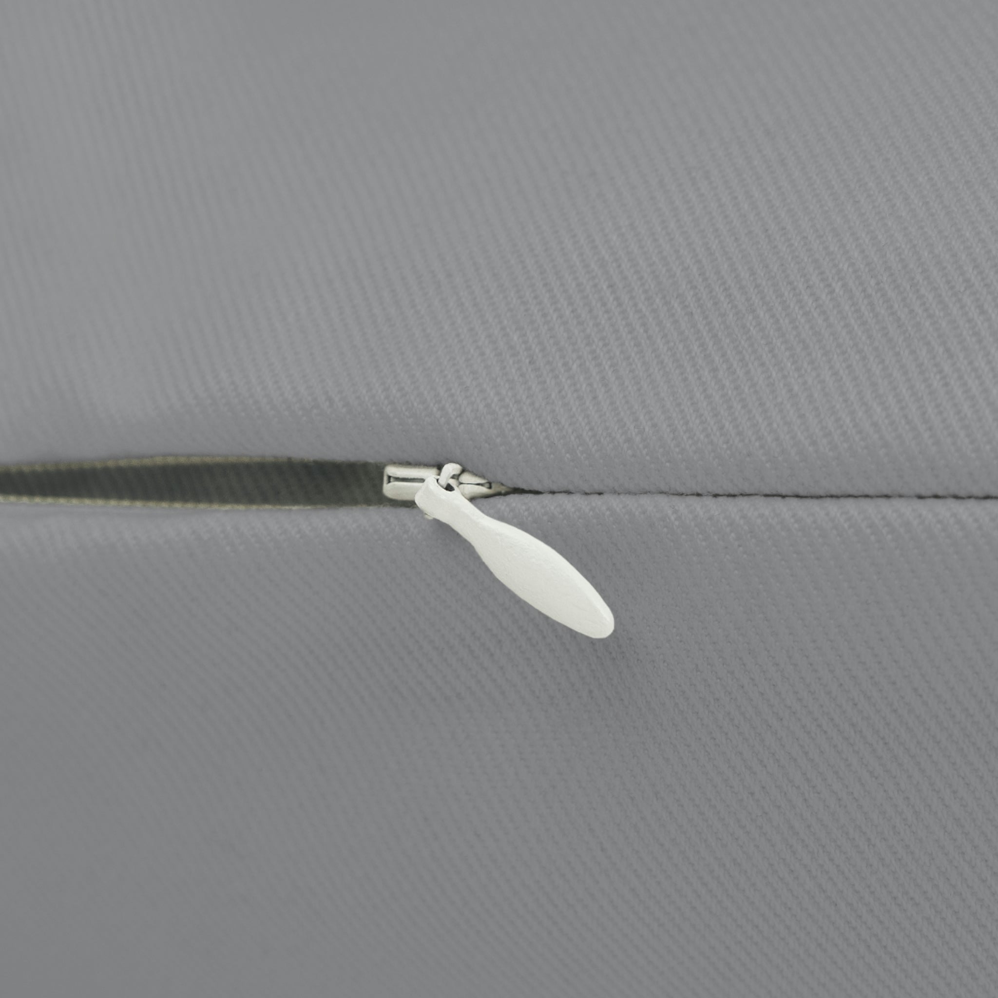 With Saying Lumbar Pillow | Grey | Hers