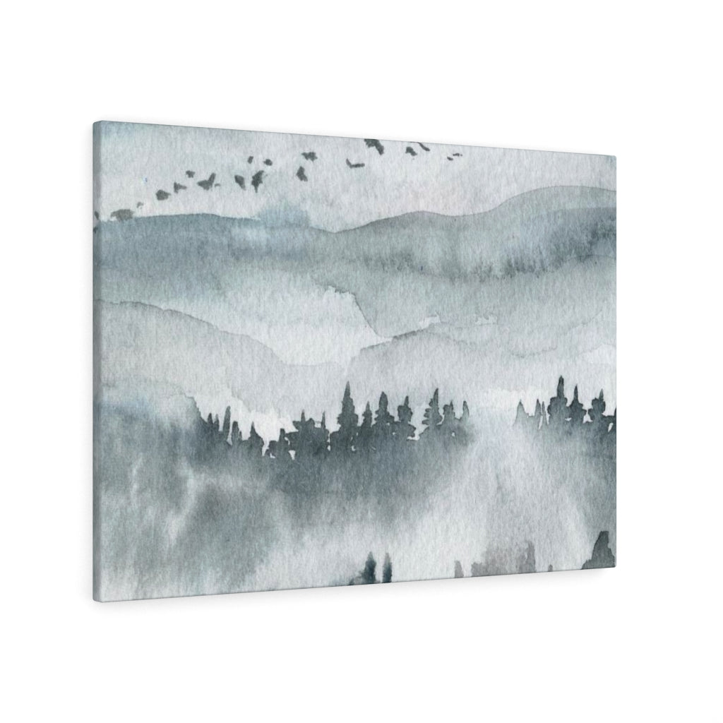 Nature Wall Canvas Art | Gray Woodlands