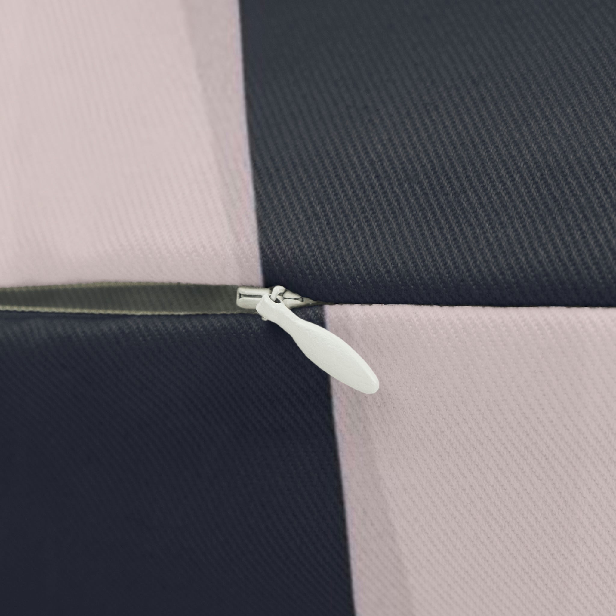 Abstract Lumbar Pillow | Navy Pink