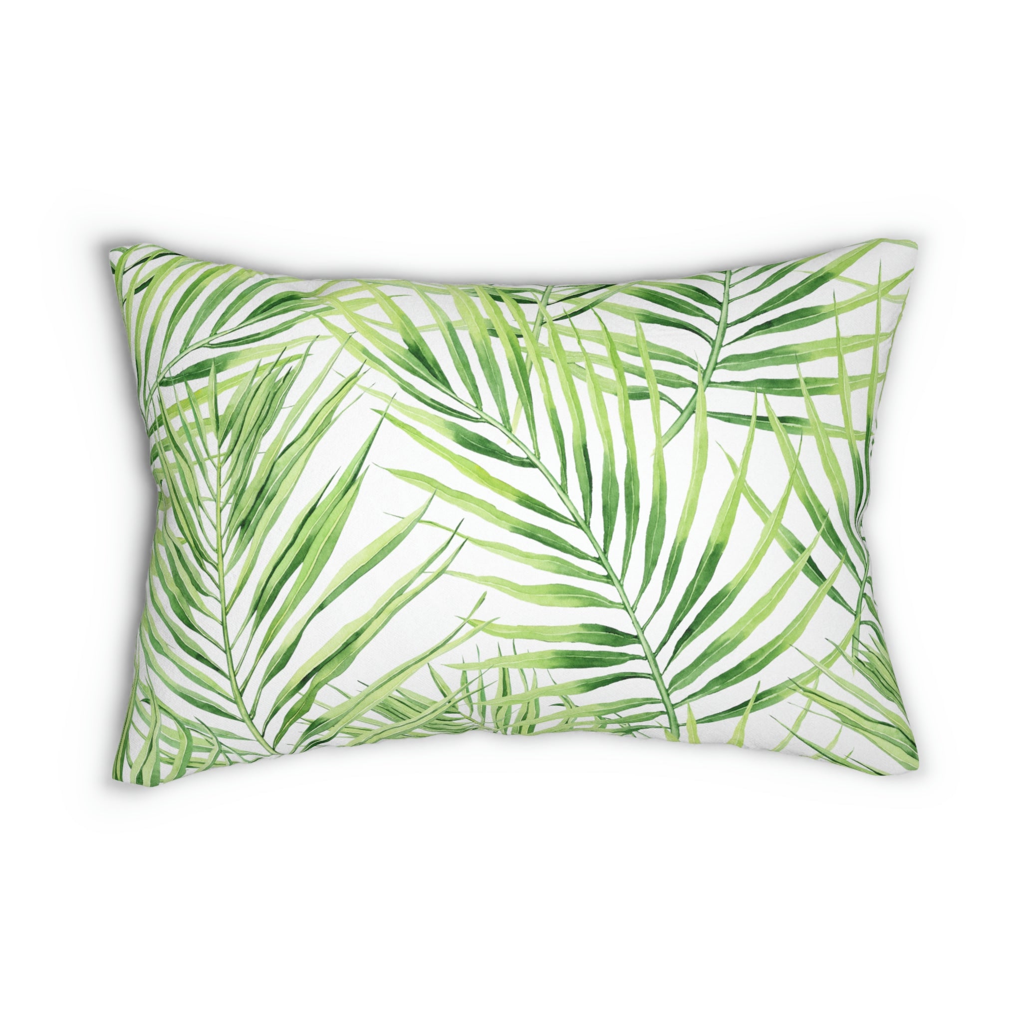 Boho Lumbar Pillow Palm leaves