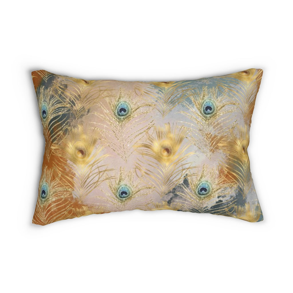 Lumbar rectangle throw pillow