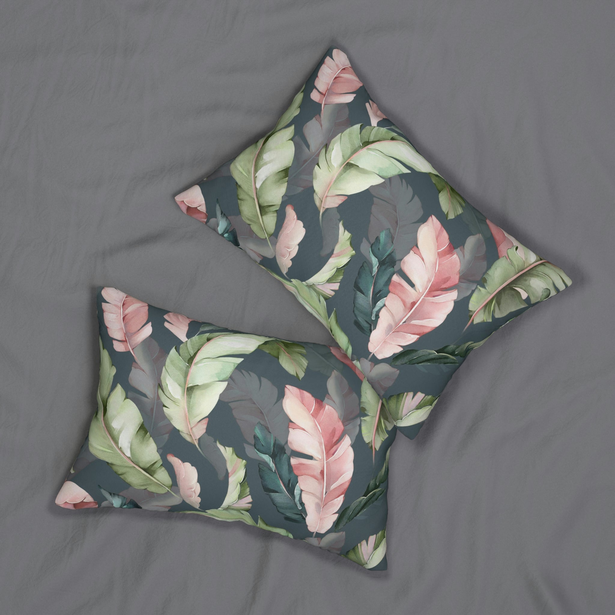 Lumbar Pillow | Sage Green Tropical Floral