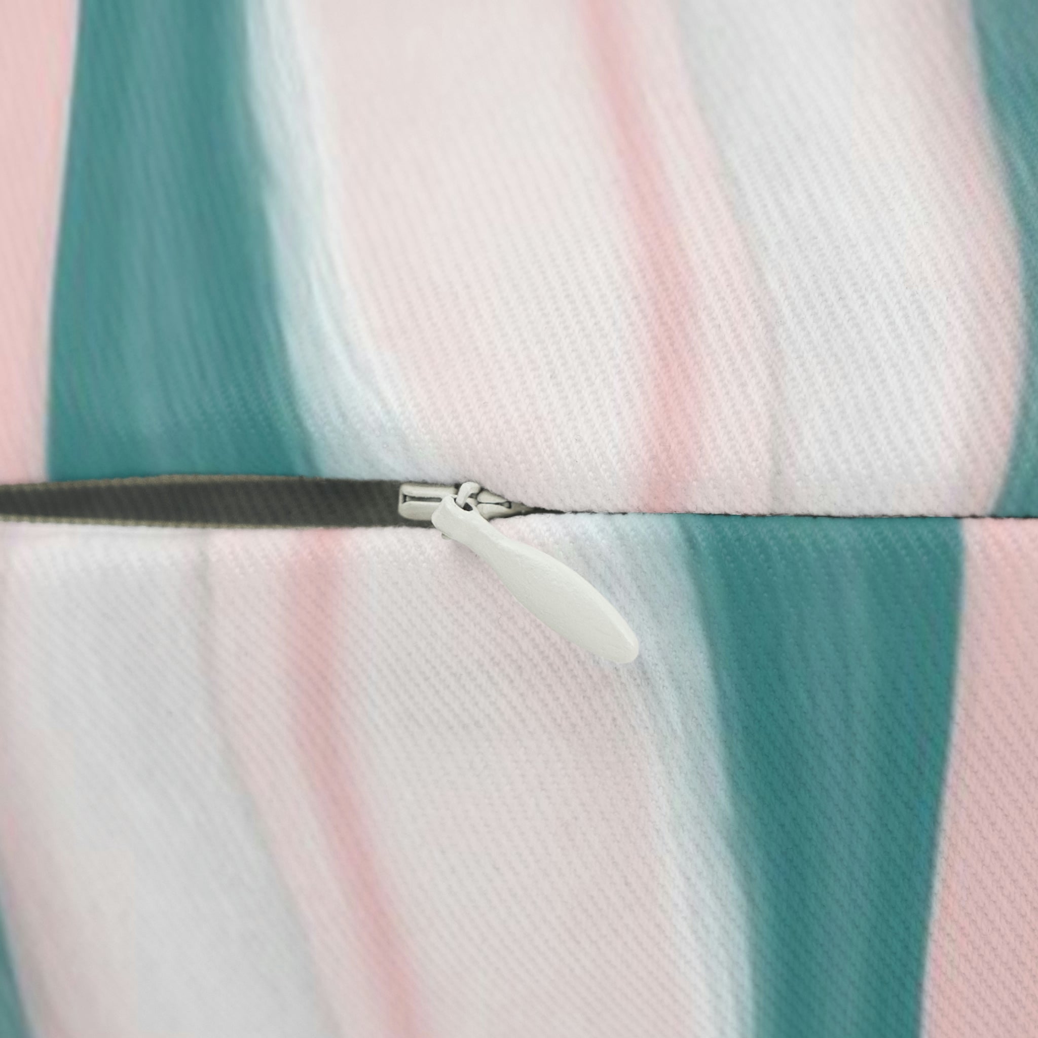 Marble Lumbar Pillow | Blush Pink, Teal