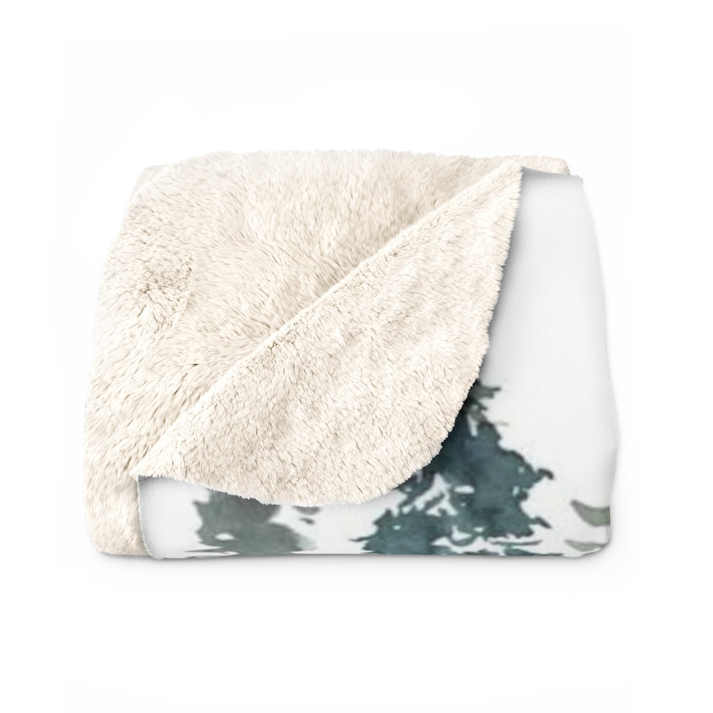 Evergreen Comfy Blanket | Spruce Trees Nature