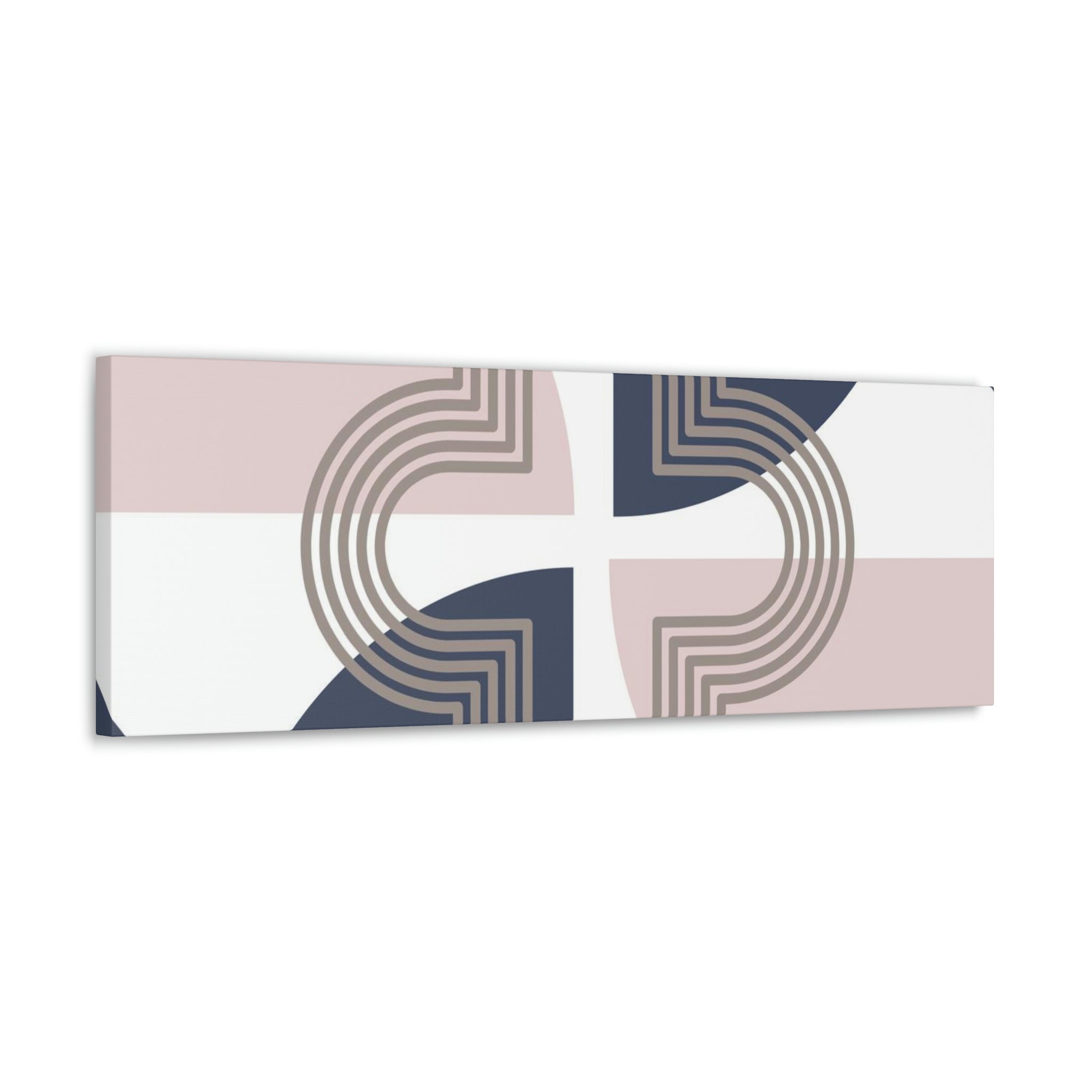 Mid Century Canvas Wall Art | Geometric