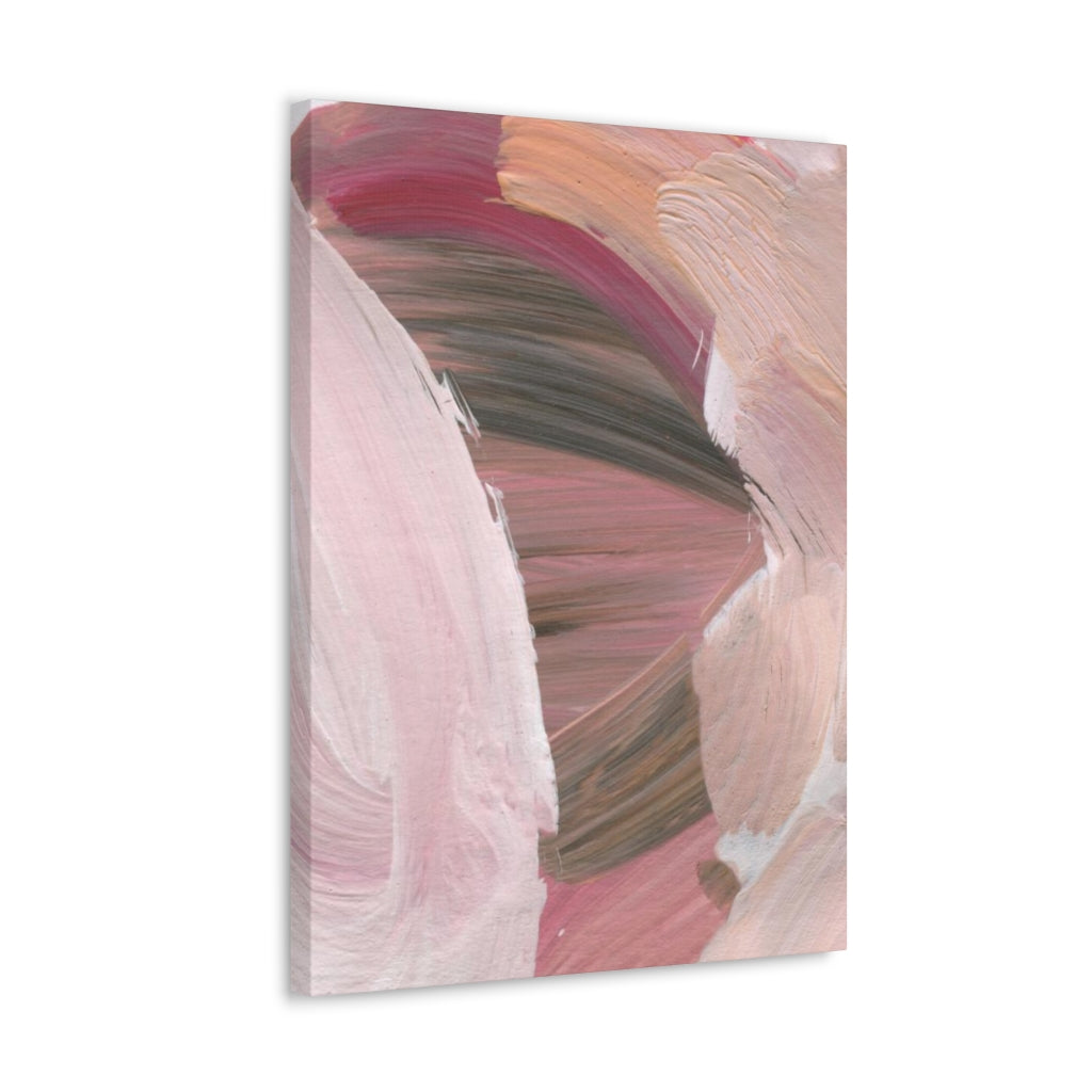 Abstract Canvas Wall Art | Blush Pink
