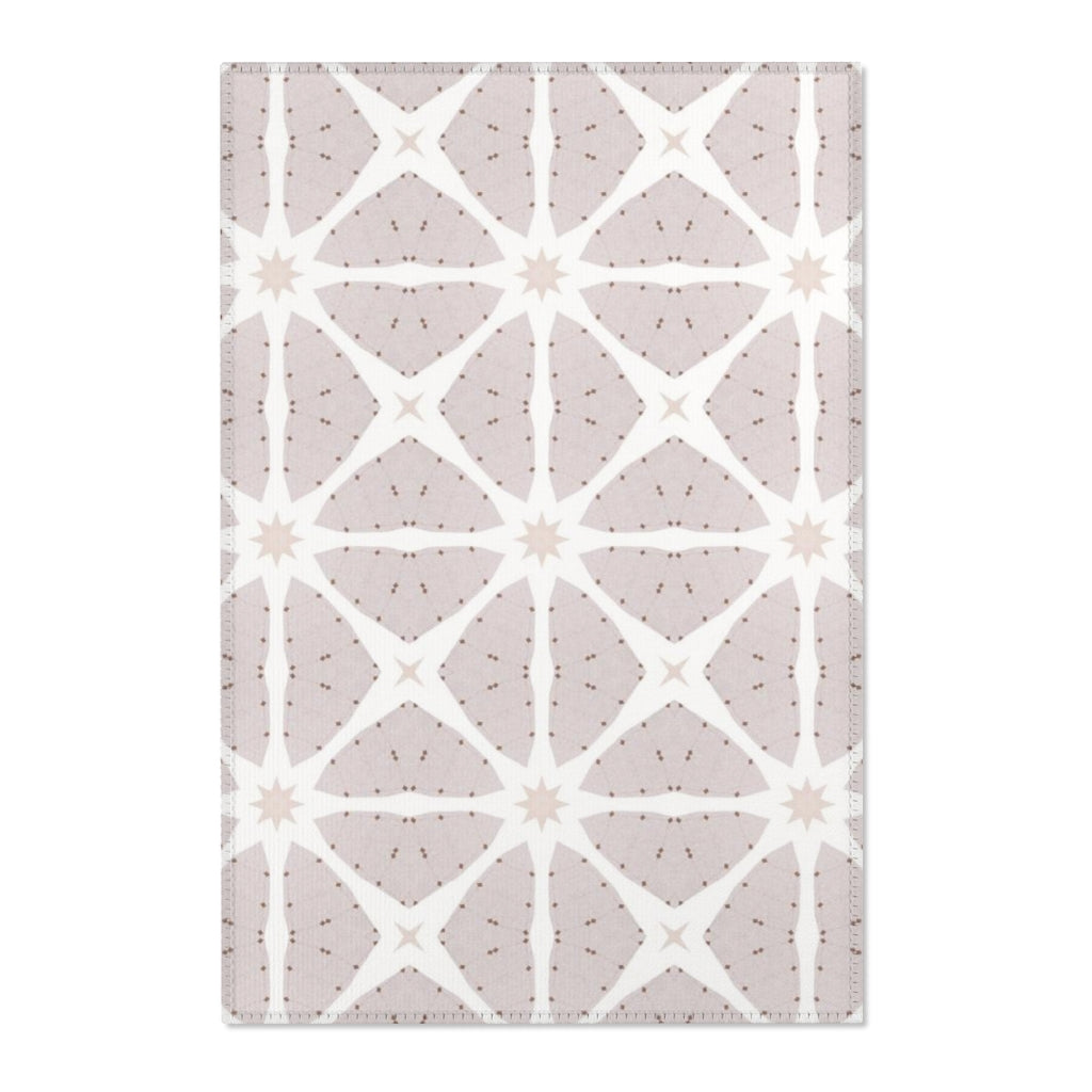 Geometric Area Rug | Beige Cream Pattern