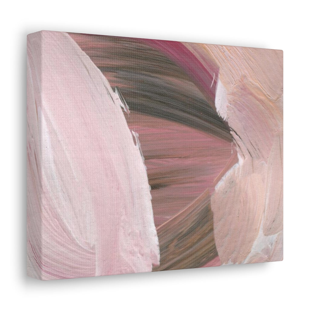 Abstract Canvas Wall Art | Blush Pink