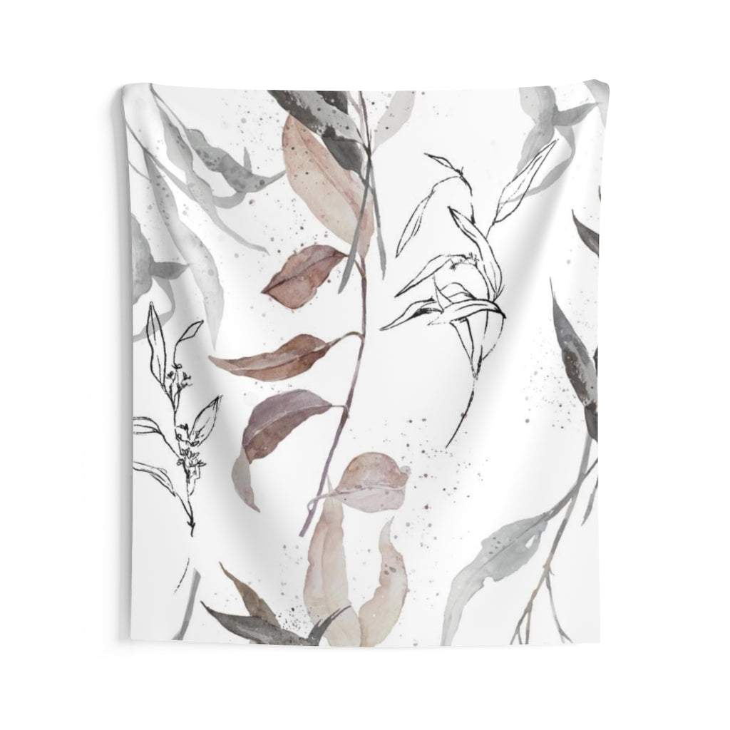 Floral Tapestry | White Bronze Grey White