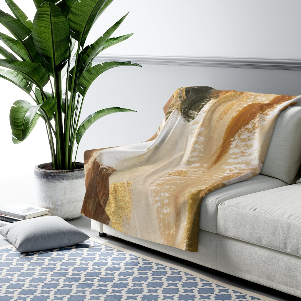 sherpa fleece throw blanket