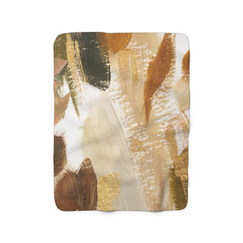modern abstract cozy blanket
