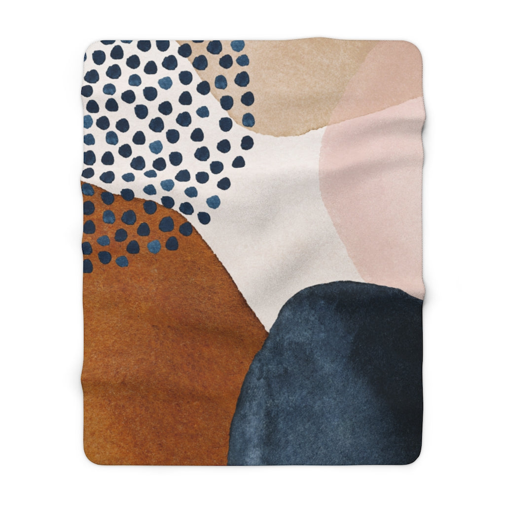 sherpa fleece throw blanket