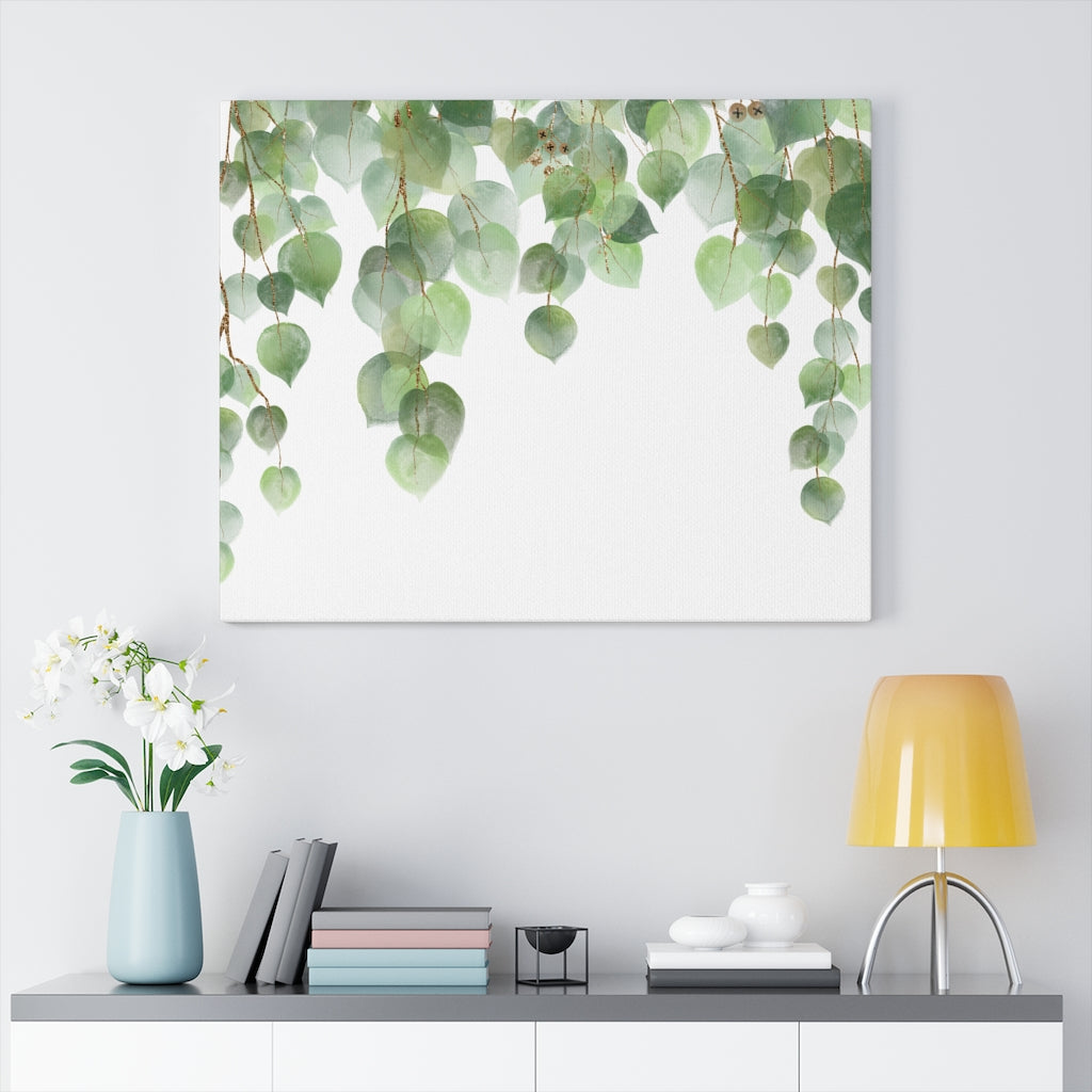 Eucalyptus Canvas Watercolor Wall Art