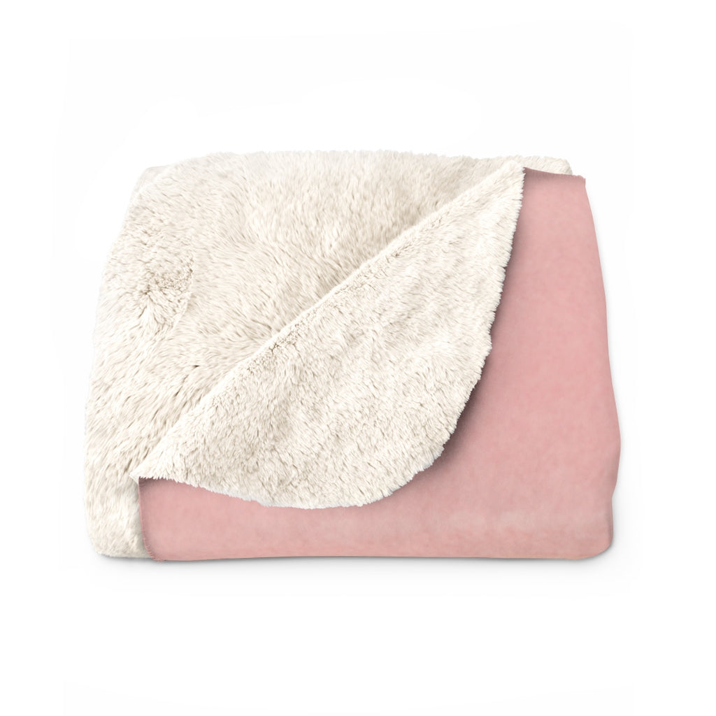 Boho chic, Red Dusty Blush Pink, Ombre Abstract Blanket,