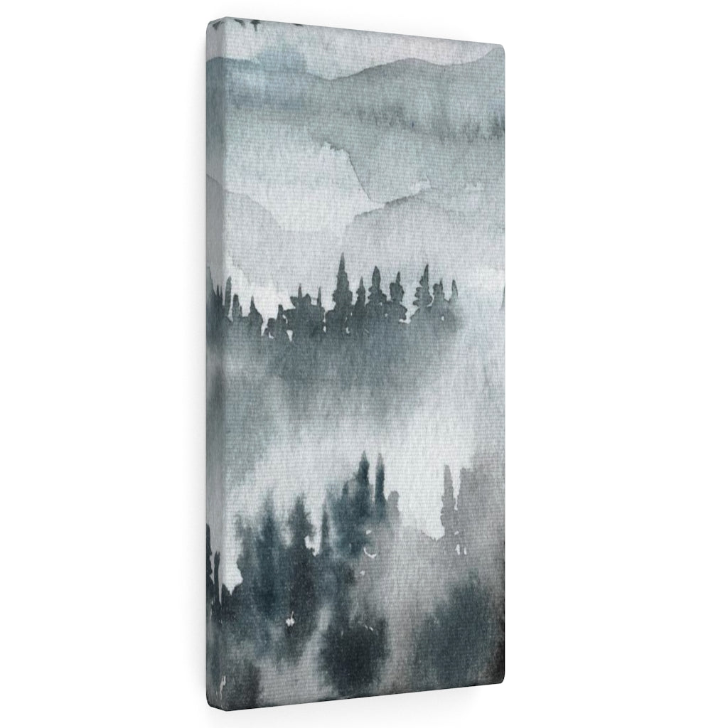 Nature Wall Canvas Art | Gray Woodlands