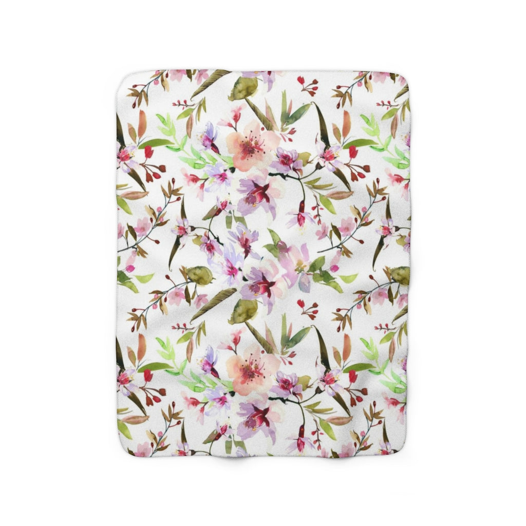 modern abstract cozy blanket